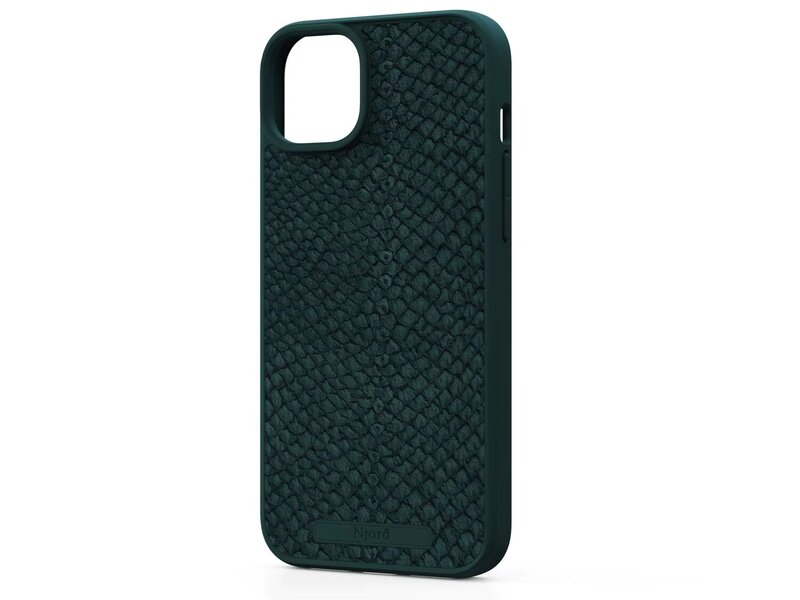 Чохол Njord Salmon Leather MagSafe Case Dark Green for iPhone 15 Plus (NA52SL02)