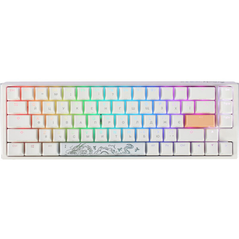 Клавіатура Ducky One 3 SF Cherry MX Brown RGB USB White (DKON2167ST-BUAPXPWWWSC1) UA