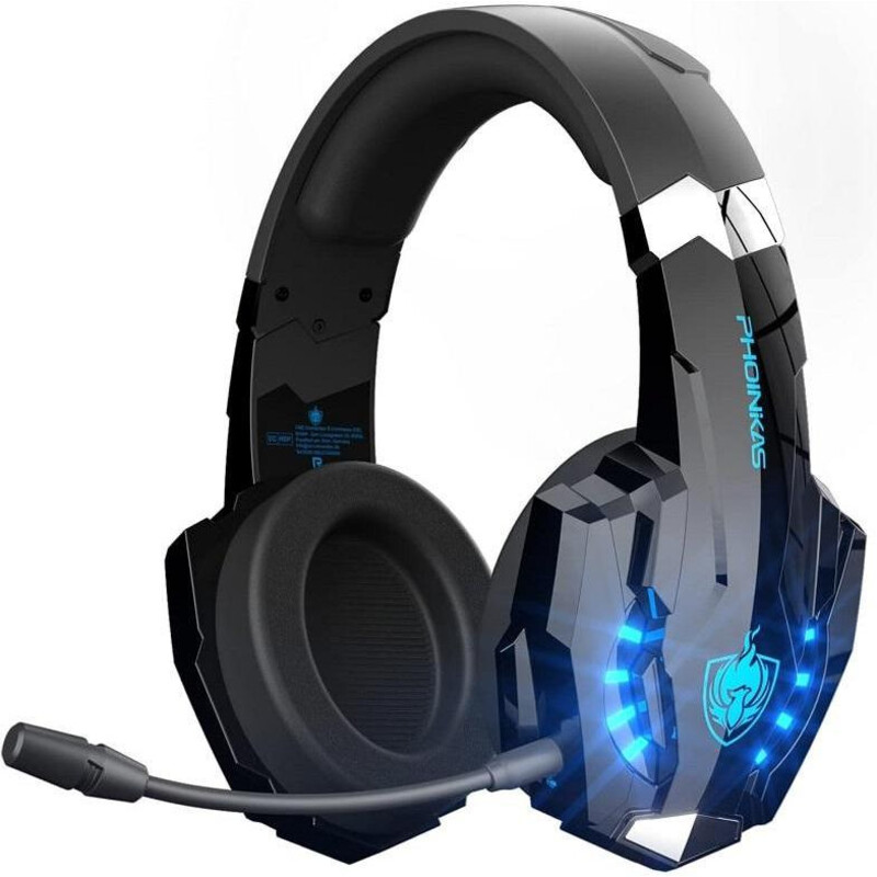 Навушники Kotion Each G9000BT 7.1 Stereo Sound Black/Blue