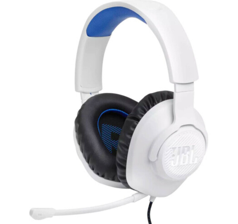 Навушники JBL Quantum 100P Console White (JBLQ100PWHTBLU)