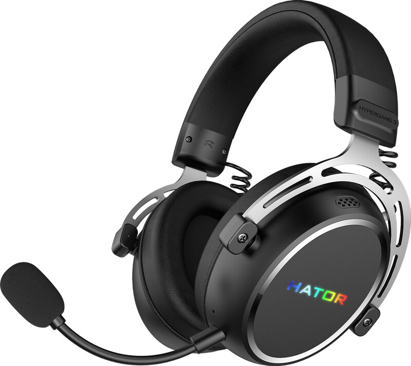 Навушники HATOR HYPERGANG 3 Hi-Res (ESH55) wireless black, SyncHUB connection