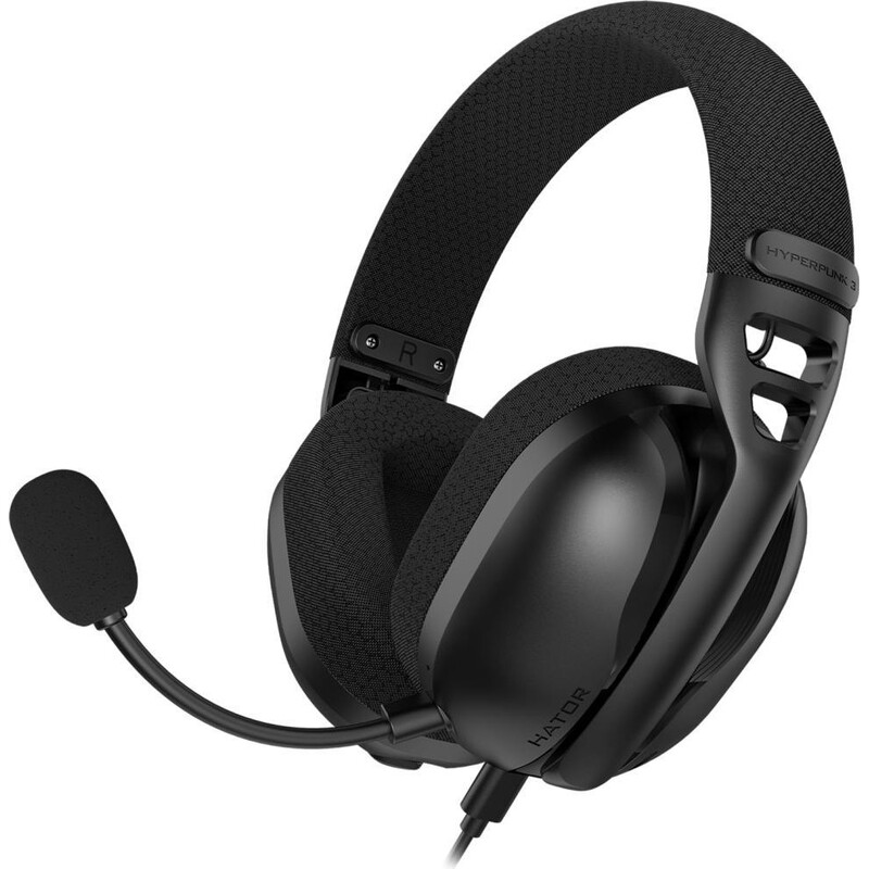 Навушники HATOR HYPERPUNK 3 Hi-Res (ESH10) USB7.1 black, Bluetooth phone calls, SyncHUB