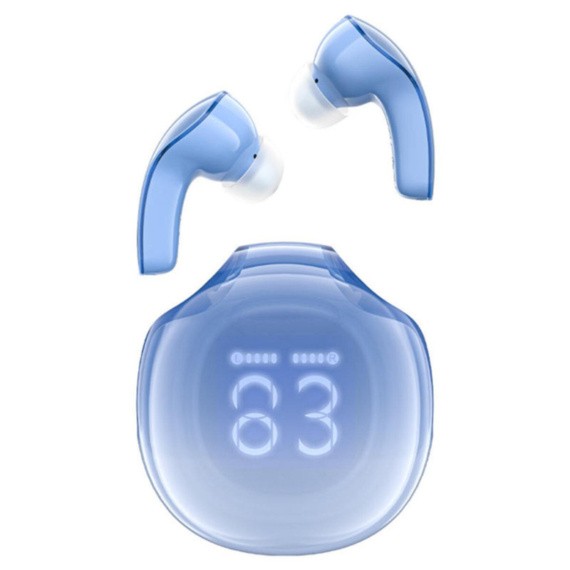Навушники TWS Acefast T9 Crystal Glacial Blue (6974316282525)