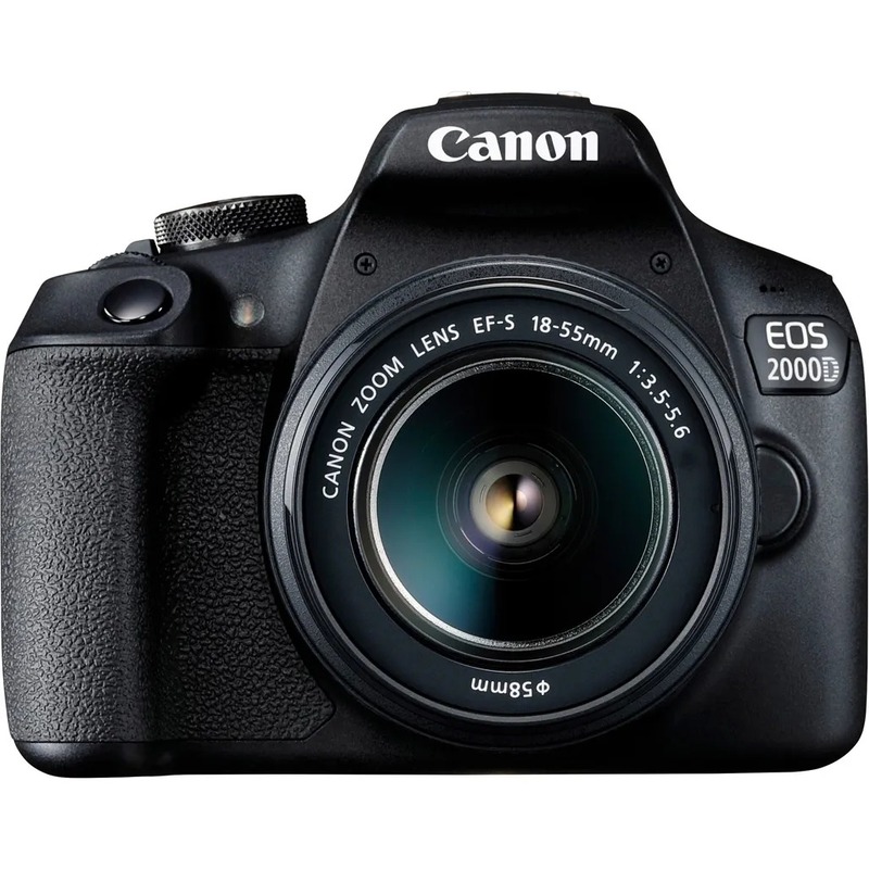 Дзеркальний фотоапарат Canon EOS 2000D Kit (18-55mm) DC III (2728C007)