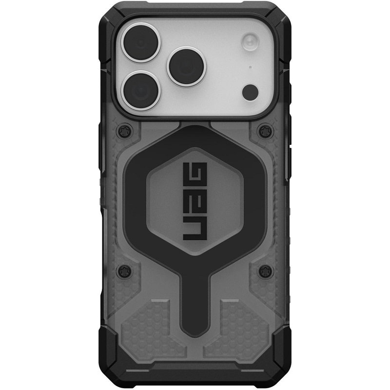 Чохол UAG для iPhone 17 Pro Pathfinder Clear MagSafe Ash/Black (114551113140)