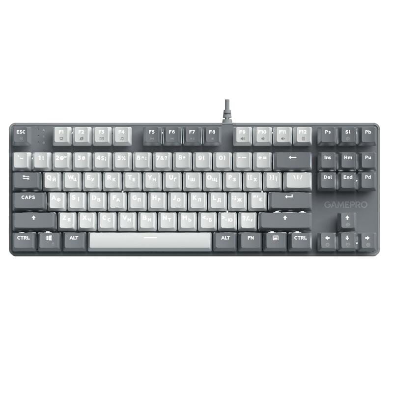 Клавіатура GamePro Genesis Metallic (MK110G) 87% Red switches
