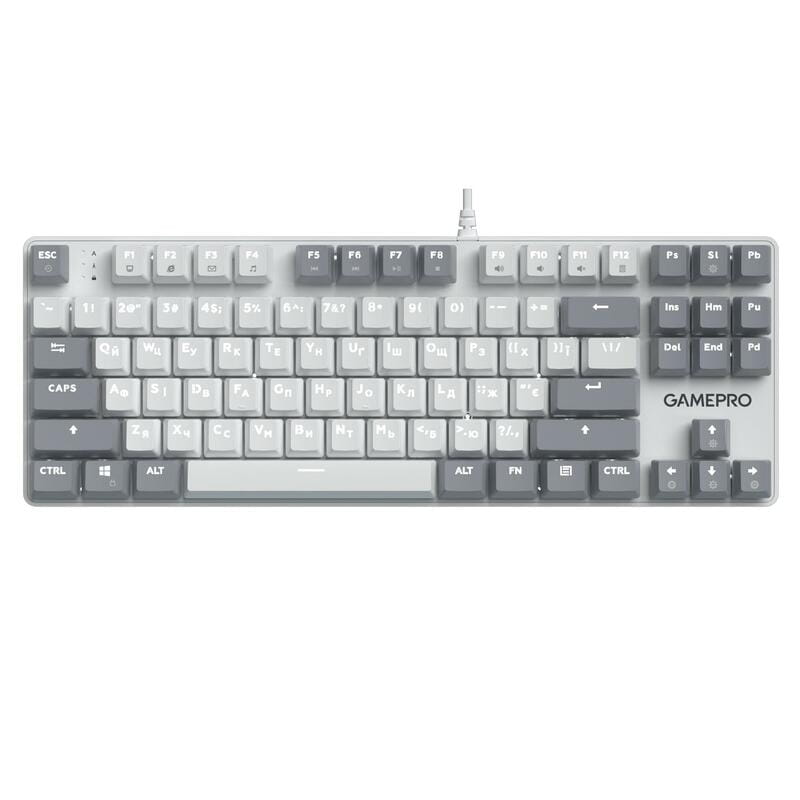 Клавіатура GamePro Genesis Metallic (MK110W) 87% Red switches