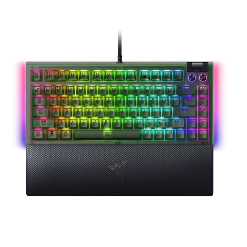 Клавіатура RAZER BlackWidow V4 75%, Phantom Green (RZ03-05003300-R3M1)