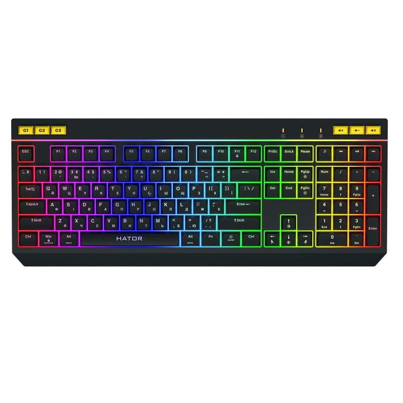 Клавіатура HATOR Icefall (HTK402UA) black