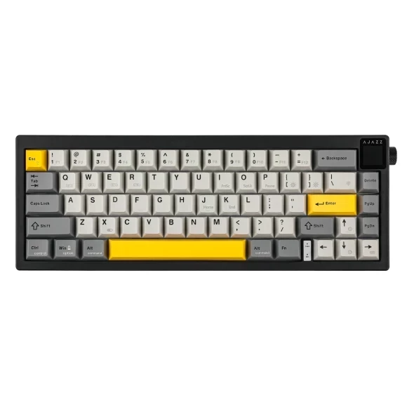 Клавіатура Ajazz AK650 Moon Yellow switches Gray White Yellow (AK650-MY-GWY)