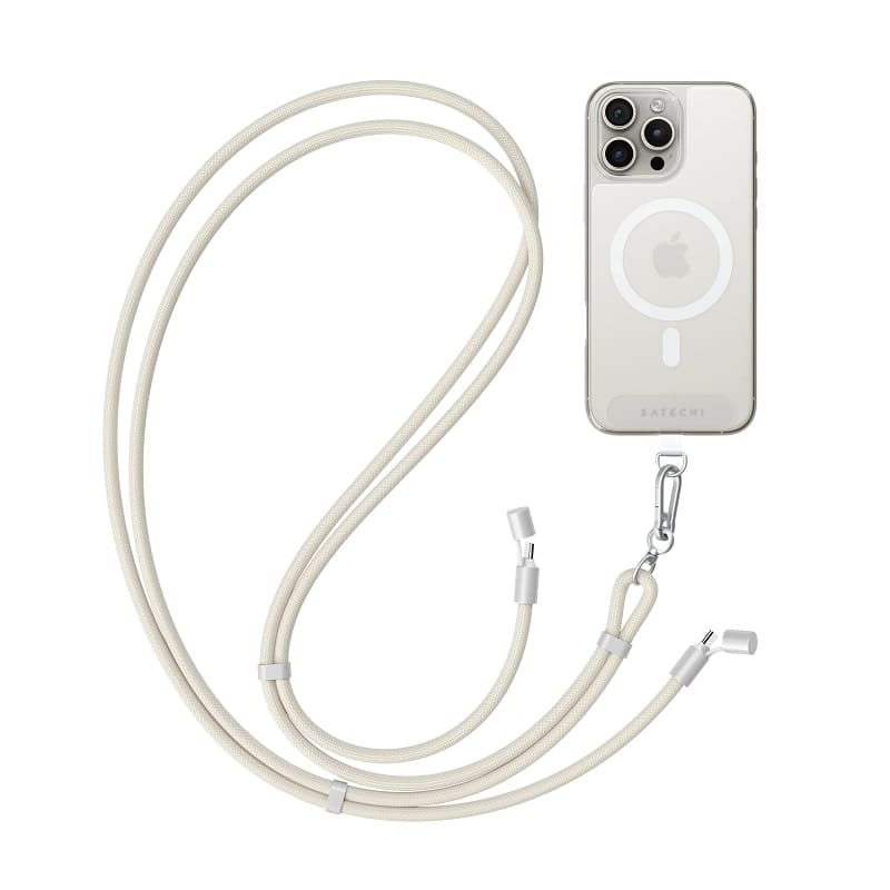Ремінець-кабель Satechi OntheGo USB-C Lanyard 60W Cable Sand (1.5 m) (ST-LOTGLW)