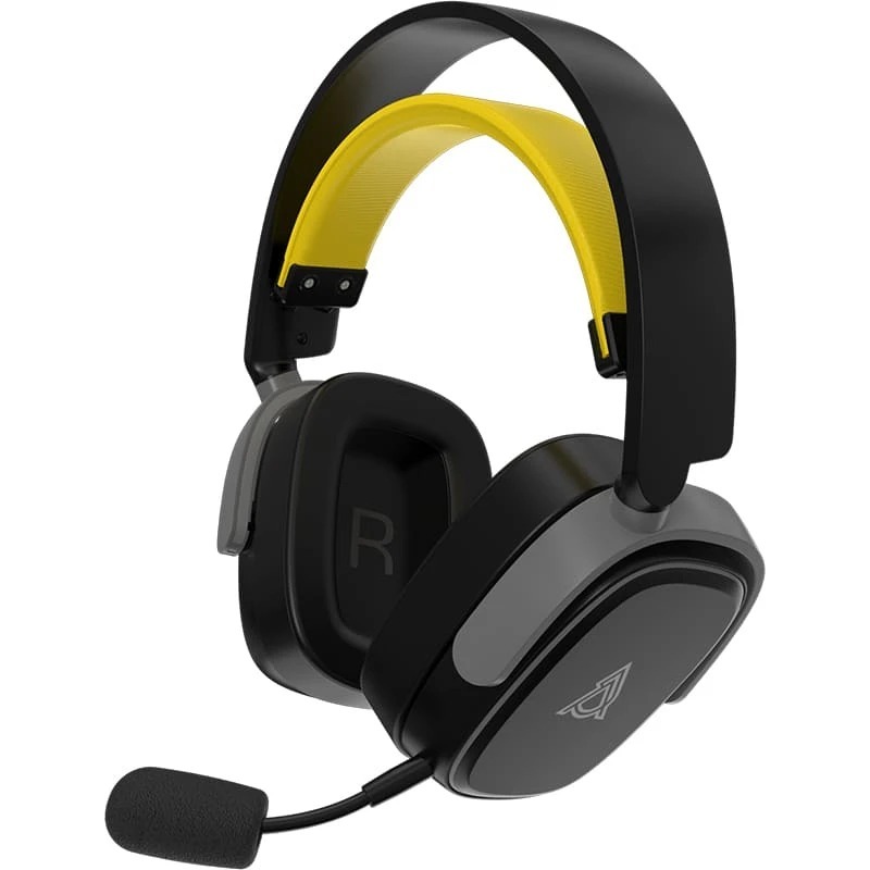 Навушники Ajazz AHM09 MAX Black/Gray/Yellow (AHM09-MAX-BGY)