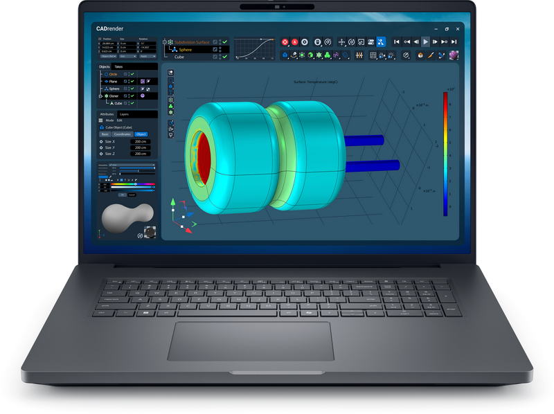 Ноутбук Dell Pro Max 18 Plus MB18250 (KH15K) Magnetite