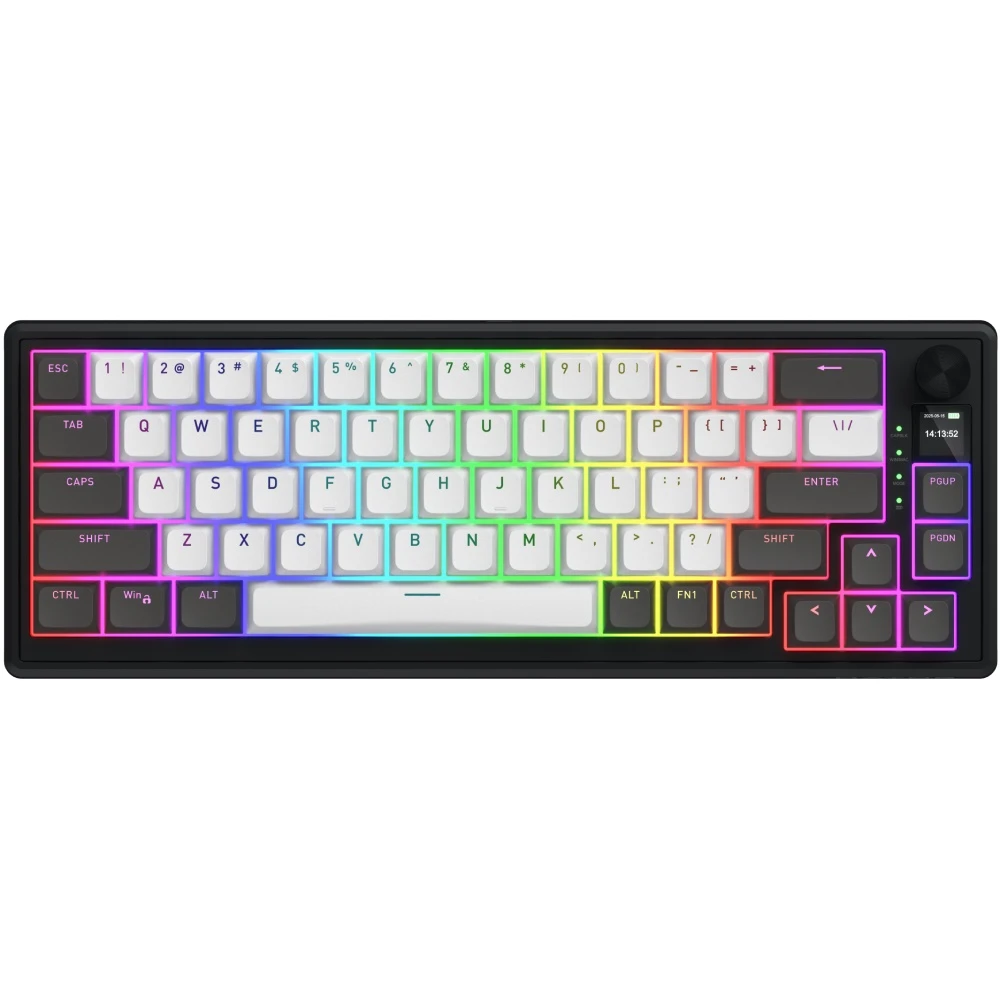 Клавіатура HATOR Skyfall 65 PRO wireless (HTK4160) grey-black, US, silent switches