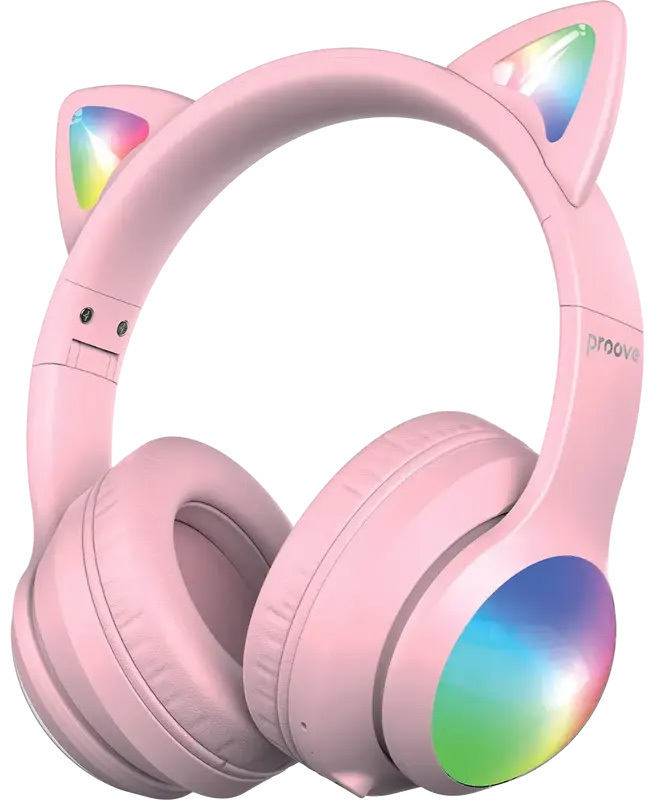 Навушники Proove Kids LumiCat (APP) pink (HPLC0001AP27)