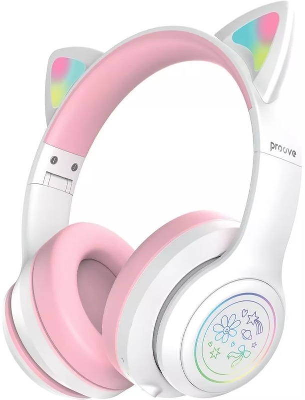 Навушники Proove Kids Neko (APP) white/pink (HPNK0001AP25)