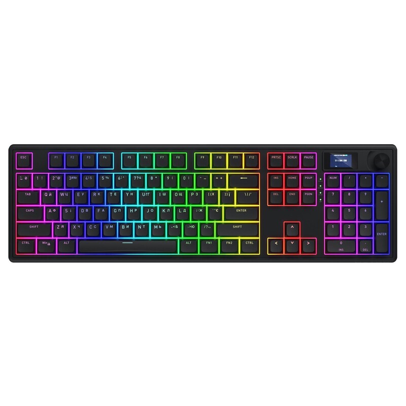 Клавіатура HATOR Skyfall 100 PRO Wireless (HTK4101UA) Black, Silent switches